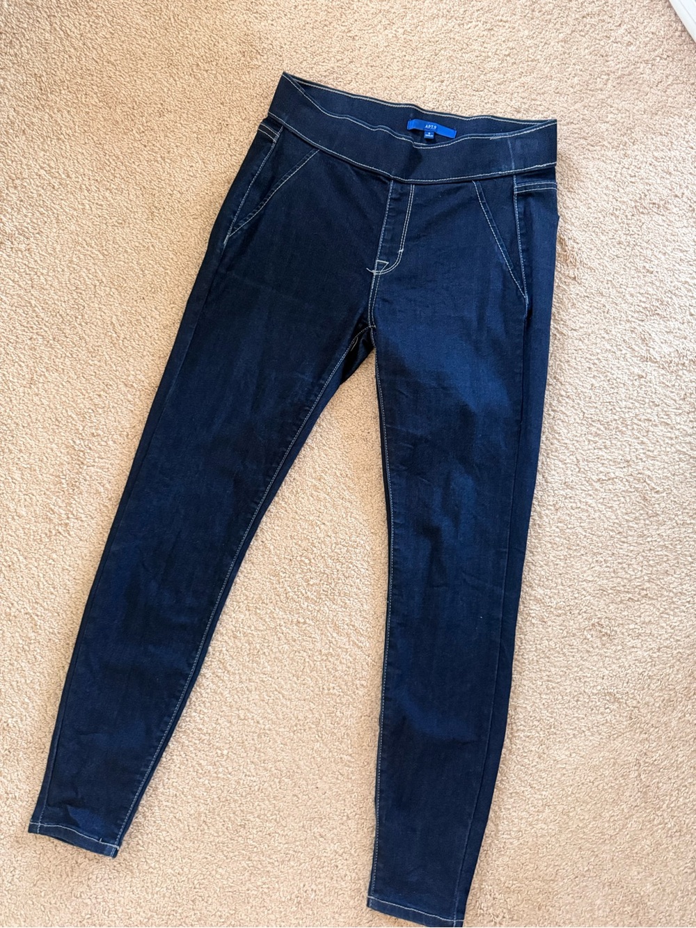 Apt. 9 Navy Stretch Jeggings for Women
